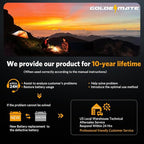GOLDENMATE 12V 100Ah LiFePO4 Battery, Up to 15000 Deep Cycles Group 31 Lithium Battery, Built-in 100A BMS, Perfect for RV, Solar, Camping, Marine, Trolling Motor and Off-Grid Applications