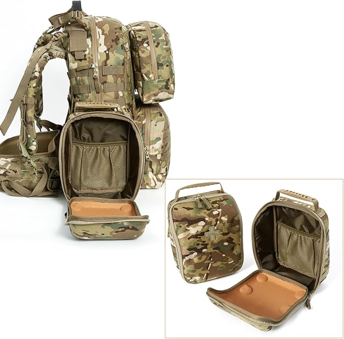 MT Military MOLLE 2 Medium Rucksack, Army Tactical Large Backpack, 3 Days Assault Pack