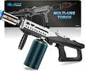 Propane Torch - Powerful Grill & Cooking Torch Gun - Adjustable Flamethrower - Culinary Blow Torch for Sous Vide, BBQ, Campfire, Charcoal Wood (Tank Not Included)