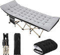 Yaheetech Folding Camping Cot Portable Outdoor Bed for Adults w/Mat & Storage Bag & Carry Bag, Heavy Duty Cots for Outdoor Travel & Office/Home Nap