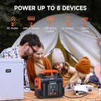 Portable Power Station 300W 257wh Lithium Battery Bailibatt Small Portable Generator for Home Use Camping Travel Emergency Hunting Outdoor, Large Power Bank with AC Outlet for Laptop