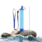 Gifts for Men Christmas Personal Water Filter Straw - Portable Survival Filtration Gear & Family Travel Essentials for Emergency Preparedness, Hiking, Camping, Backpacking & Outdoor Activities
