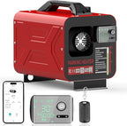Diesel Heater all in one 12V/24V/110V 8KW portable car heater with App Control, Remote Control and Display Screen, 3 Ways Control Fast Heating Low Noise Diesel Parking Heater for Tent, Car, RV, Camper