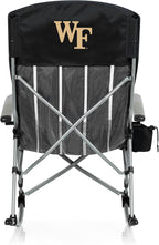 Picnic TIME NCAA Unisex-Adult NCAA Outdoor Rocking Camp Chair, XL Heavy Duty Camping Chair for Adults