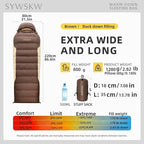 Ultralight Down Sleeping Bag with Pillow, 15F 32F 45F Sleeping Bag for Women,Men,Youth Backpacking,Hiking and Camping Outdoor with YKK Two-Way Zipper 680 FP Down