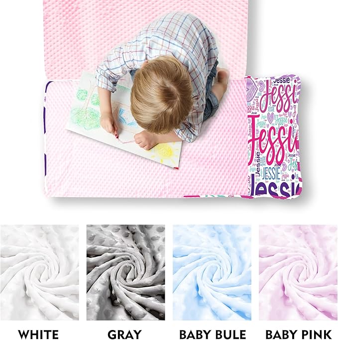 Personalized Toddler Nap Mat for Preschool, Custom Name Kids Sleeping Bag for Daycare, Kindergarten Roll Up Sleeping Mat with Removable Pillow and Soft Blanket, Fun Themes for Boys & Girls
