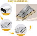 Attic Stairway Insulation Cover - Premium Energy Saving Attic Stairs Door Ladder Insulator Pull Down Tent with Zipper 25 in x 54 in x 11In (Attic Cover + Installation Tool)