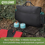 Camping Stove Carrying Case for Coleman 2-Burner,Camp Stove Carry Bag for Camp Chef Everest Stoves | Heavy-Duty Water-Resistant Stove Storage bag | Adjustable Shoulder Strap & Large Pockets