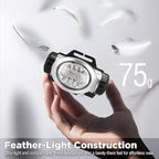 EverBrite 5-Pack LED Headlamp, 4 Lighting Modes, Pivoting Head with Adjustable Headband, Perfect for Running, Camping and Hiking, Batteries Included