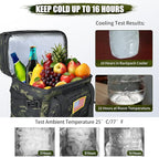 Tactical Backpack Cooler, AYAMAYA Leakproof 40 Cans Soft Cooler Backpack with Handle, Waterproof Insulated Tactical Lunch Box Bag for Work, Beach, Travel, Camping, Picnic, Hiking