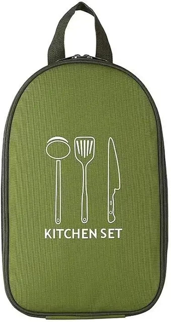 Outdoor Tableware Portable Set Picnic Knife Kitchen Storage Utensils Picnic Supplies Full Set of Camping Equipment