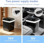 Nouva Portable RV Refrigerator 28 Qt(26L) Electric Cooler and Warmer 12V Mini Fridge for Car Camping, Fishing, Work Beach Picnic