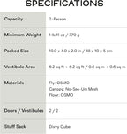 NEMO Equipment Hornet Elite OSMO Ultralight Backpacking Tent