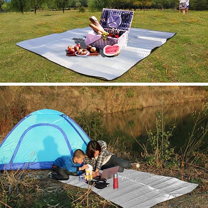 Ochine Camping Sleeping Pad - Foam Mat, Insulating Foil, Thermal, Waterproof Aluminum Foil, EVA Outdoor Mat