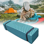 Camping Sleeping Pad,Portable Soft PVC Thickened Foldable Sleeping Mat for Outdoor Camping (186 * 57)