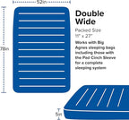 Big Agnes Captain Comfort Deluxe Camp | Supremely Comfortable, All-Weather, Self-Inflating Sleeping Pad