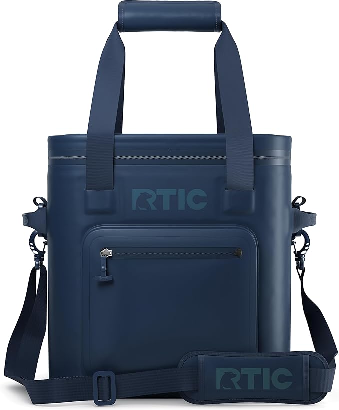 RTIC 20 Can Ultra-Tough Soft Cooler Pro, Insulated, Waterproof, Leak Proof, Portable Floating Bag for Beverage, Drink, Lunch, Outdoor, Beach, Car,Camping, Picnic, Fishing, Boat