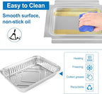 Uniflasy 80346 Catch Pan for Weber Q100 Q1000 Q120 Q140 Q1200 Series Drip Tray for Weber Baby Q Gas Grill with 6415 15pack Aluminum Liner Replacement for Weber 41887