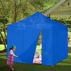 COOSHADE Instant SunWall 10x10 SideWall for Pop up Canopy Tent, 1 Pack Door Wall Only, Blue