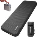 Self Inflating Sleeping Pad for Camping, 4" Extra-Thick Memory Foam Camping Mattress with Electric Pump, Fast Inflate & Deflate, 9.5 R-Value Insulated Camping Pad for Car Travel Tent Cot, Grey