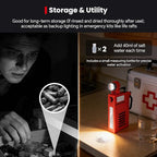 Salt Water Lamp, LED Lamp, Outdoor Lights, No Battery Emergency Lamp, Suitable for Outdoor Activities, Night Fishing, Camping, Replaceable Parts Sustainable Use for 220 Hours