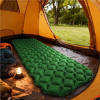 Single Self-Inflating Camping Sleeping Pad - Rapid Setup Ultralight Compact Air Mat for Hiking Travel Tent Outdoor(01Grey)