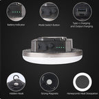 12000mAh 5000LM Camping Lights 3 Lighting Modes Bright Rechargeable LED Lamp 40W Hanging Tent Lights IPX5 Waterproof,Magnet,Power Failure Emergency Survival Kits & Christmas Day Gift