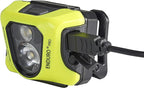 Streamlight 61436 Enduro Pro 200-Lumen USB Rechargeable LED Headlamp with Elastic Head Strap, Rubber Hard Hat Strap, 3M Dual Lock Fasteners, and USB Cable, Yellow