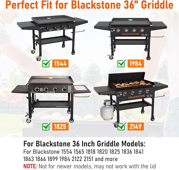 Upgrade Griddle Replacement Top for Blackstone 36 Inch Flat Top Grill 1554 1818 1820 1825 2151, Heavy Duty Steel Flat Top Griddle Replacement for 36" Blackstone