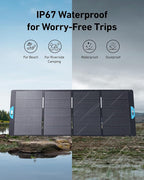 Anker SOLIX C1000 Portable Power Station with 400W Solar Panel, 1800W Solar Generator, 1056wh LFP (LiFePO4) Battery, 6 AC Outlets, Up to 2400W for Home, Power Outages, and Outdoor Camping