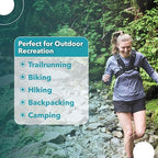 Puribag Adventure Pack: 2 Liter Tactical Hydration Backpack with Survival Water Filter - Best Water Backpack/Hydration Pack for Hiking, Running, Biking, Cycling, Skiing, Rucking & Outdoor Adventures