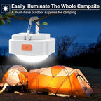 Rechargeable Camping Lights FLY2SKY 3Pcs White Tent Lights Mini Flashlight Portable LED Camping Lantern Survival Gear Camping Accessories for Hiking Backpacking Fishing Hurricane Emergency Outage
