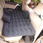 Camping Air Mattress, SUV Inflatable Mattress, Car Inflatable Bed 130x70cm, Flocking Pressure-Resistant PVC Mattress, Self-Driving Camping Sleeping Equipment (Two)