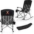 Picnic TIME NCAA Unisex-Adult NCAA Outdoor Rocking Camp Chair, XL Heavy Duty Camping Chair for Adults
