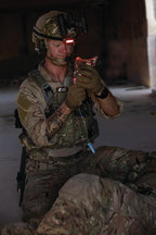 Streamlight 61706 Bandit 180-Lumen USB Rechargeable Red LED Headlamp with Elastic Head Strap, Clip, and USB Cable, Coyote