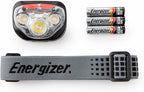 Energizer Vision HD+ LED Headlamp, Water Resistant Bright Headlamp with Digital Focus, Camping Gear and Emergency Light, Batteries Included, Pack of 1