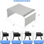 Stainless Steel Heat Baffle Diffuser Replacement for Traeger PRO 575 Pellet Grill, Flame Tamer for Traeger Ironwood 650/885 Pellet Grill Parts, Heat Shield for Traeger PRO 780 Pellet Grill and Smokers