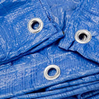 Grizzly Tarps by B-Air 10' x 14' Large Multi-Purpose Waterproof Heavy Duty Poly Tarp with Grommets Every 36", 8x8 Weave, 5 Mil Thick, for Home, Boats, Cars, Camping, Protective Cover, Blue
