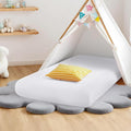 Kids Air Mattress Fitted Sheet Only Compatible with Intex Cozy Kidz, White Toddler Inflatable Mattress Sheets for Travel Camping Airbed & Sleepover Party