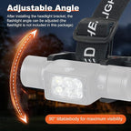 5 PCS Headlamp Holder Mounting Clip Buckle Headlight Flashlight Mount Stand for Slonik and Most Other 22mm -26mm LED Headlamps Flashlight Rechargeable (Not Include Head Lamp)
