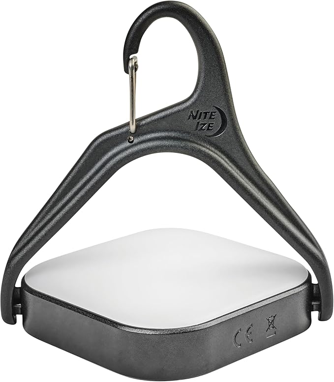 Nite Ize Radiant Revolve Rechargeable & Solar Lantern - Premium Solar Light for Camping Accessories & Backpacking Gear - Weather-Resistant Design with 360-Degree Rotating Body