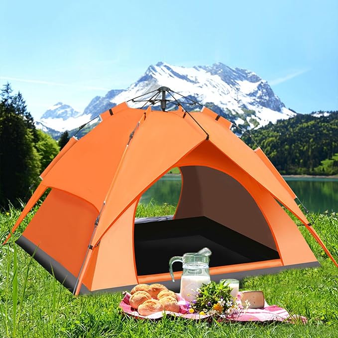 SFKLYU 3/4 Person Camping Tent Lightweight Backpacking Tent Waterproof Lightweight Tent for Outdoor Family Camping, Hiking, Hunting