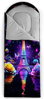 QOOMO Camping Sleeping Bags,3 Season Warm & Cool Weather,Lightweight,Waterproof Sleeping Bags for Adults & Kids,Traveling,and Outdoors,Camping Gear Equipment