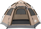 ADSMART Instant Tents for Camping 2/3/4/5 Person Tent Waterproof Easy Setup Sets Up Backpacking Tents with Carry Bag for Outdoor Hiking