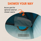 Kelty Discovery H2GO Privacy Shelter, Campsite Shower and Changing Shelter, Zippered Entry, Steel Pole Frame, Freestanding