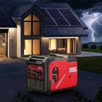PowerSmart 5000W Portable Inverter Generator, Gas Powered Quiet with Electric Start & CO Alarm, 223cc Engine Eco-Mode Small Generator for Home Backup, Camping and RV Ready