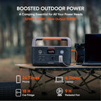 Jackery Explorer 500 v2 Portable Power Station and 102W Fast Charger, 512Wh LiFePO4 Battery, 500W AC/1000W Peak, Solar Generator for Camping, Outdoors, and Power Outages