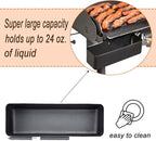 MixRBBQ Grease Cup with Aluminum Drip Pans Liner Set for Camp Chef Griddles Accessories, Professional Drip Catcher Pan Holder for Camp Chef Stove SG100 SG90 SG14 SG30 SG60, Foil Pans(10 Pack), 24 oz