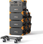 PECRON 26.88kWh Portable Power Station, E3800 LFP with 6 Extra Batteries, 4200W Solar Generator, LiFePO4 Battery Backup Power Station, Fast Charging for Home Emergency, Camping, RV & Off-Grid Living