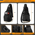 Survival Kit, 250pcs Survival Tools Tactical Gear and Trauma Bag, Survival First Aid Kit with Molle Crossbody Bag & Emergency Tent for Earthquake, Bug Out, Outdoor Adventure, Gifts for Christmas Men